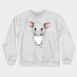 Cute Mouse Drawing Crewneck Sweatshirt